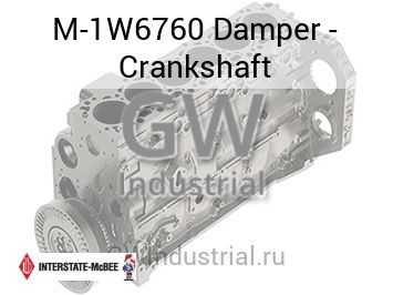 Damper - Crankshaft — M-1W6760