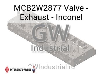 Valve - Exhaust - Inconel — MCB2W2877