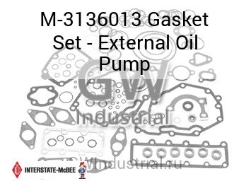 Gasket Set - External Oil Pump — M-3136013