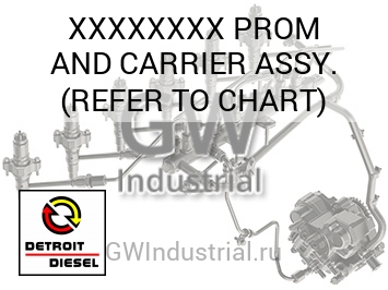 PROM AND CARRIER ASSY. (REFER TO CHART) — XXXXXXXX