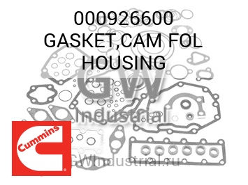 GASKET,CAM FOL HOUSING — 000926600