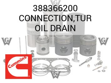 CONNECTION,TUR OIL DRAIN — 388366200