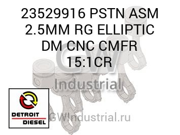 PSTN ASM 2.5MM RG ELLIPTIC DM CNC CMFR 15:1CR — 23529916