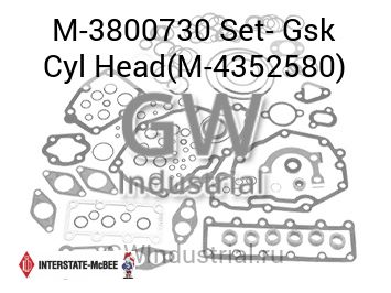 Set- Gsk Cyl Head(M-4352580) — M-3800730