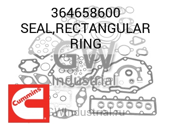 SEAL,RECTANGULAR RING — 364658600