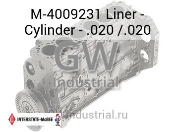 Liner - Cylinder - .020 /.020 — M-4009231