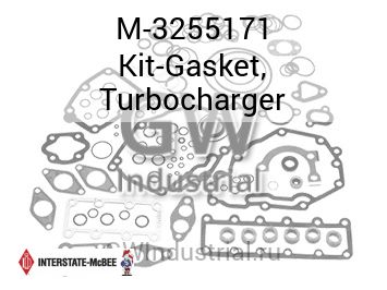 Kit-Gasket, Turbocharger — M-3255171