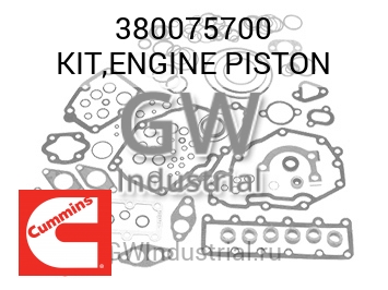 KIT,ENGINE PISTON — 380075700