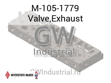 Valve,Exhaust — M-105-1779