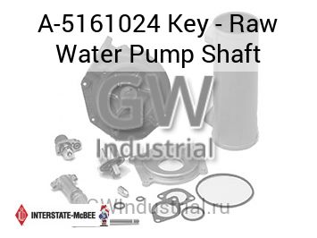 Key - Raw Water Pump Shaft — A-5161024