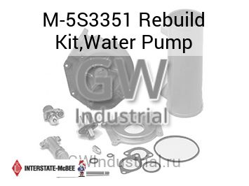 Rebuild Kit,Water Pump — M-5S3351