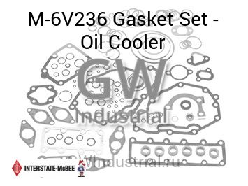 Gasket Set - Oil Cooler — M-6V236