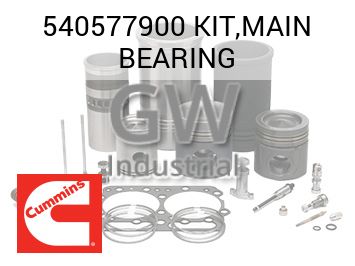 KIT,MAIN BEARING — 540577900