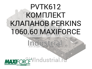 КОМПЛЕКТ КЛАПАНОВ PERKINS 1060.60 MAXIFORCE — PVTK612