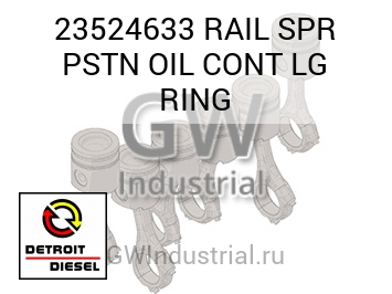 RAIL SPR PSTN OIL CONT LG RING — 23524633
