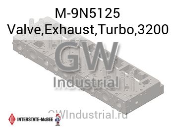 Valve,Exhaust,Turbo,3200 — M-9N5125