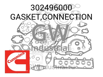 GASKET,CONNECTION — 302496000