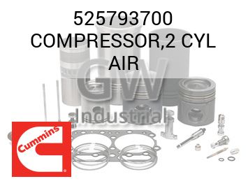 COMPRESSOR,2 CYL AIR — 525793700