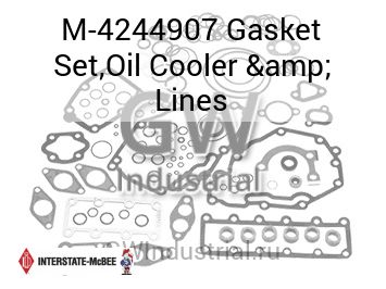 Gasket Set,Oil Cooler & Lines — M-4244907