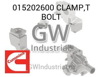 CLAMP,T BOLT — 015202600
