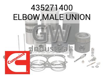 ELBOW,MALE UNION — 435271400