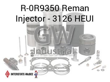 Reman Injector - 3126 HEUI — R-0R9350
