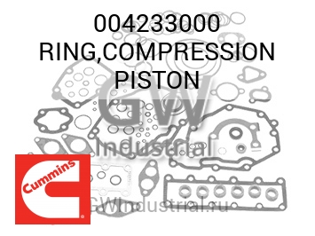 RING,COMPRESSION PISTON — 004233000