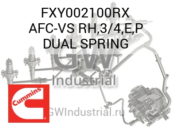 AFC-VS RH,3/4,E,P DUAL SPRING — FXY002100RX