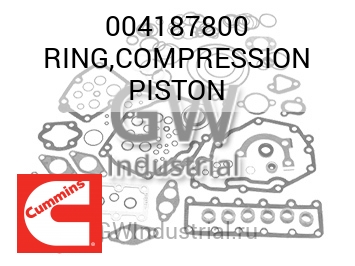 RING,COMPRESSION PISTON — 004187800