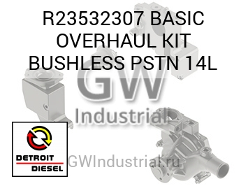 BASIC OVERHAUL KIT BUSHLESS PSTN 14L — R23532307
