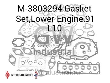 Gasket Set,Lower Engine,91 L10 — M-3803294