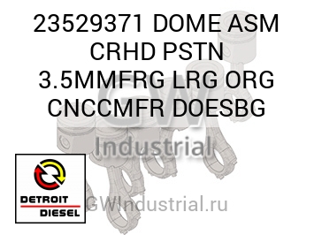 DOME ASM CRHD PSTN 3.5MMFRG LRG ORG CNCCMFR DOESBG — 23529371