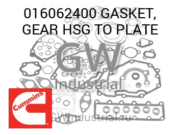 GASKET, GEAR HSG TO PLATE — 016062400