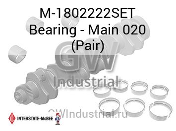 Bearing - Main 020 (Pair) — M-1802222SET