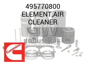 ELEMENT,AIR CLEANER — 495770800