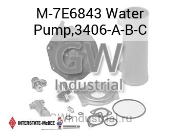 Water Pump,3406-A-B-C — M-7E6843