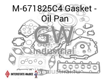 Gasket - Oil Pan — M-671825C4
