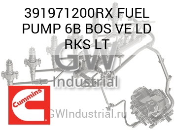 FUEL PUMP 6B BOS VE LD RKS LT — 391971200RX