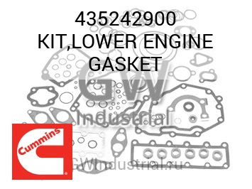 KIT,LOWER ENGINE GASKET — 435242900